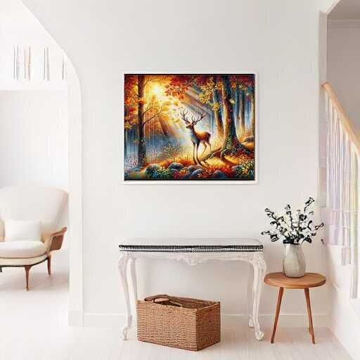 Diamond Painting - Herbstwald Hirsch