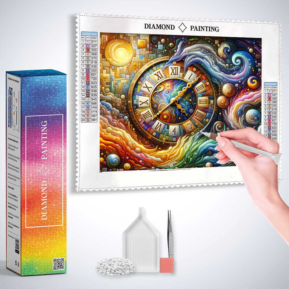 Diamond Painting - Zeitreise Bunt