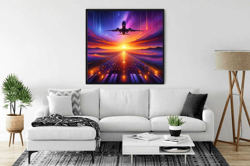 Diamond Painting - Flug zur Sonne