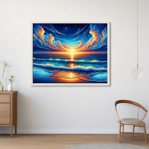 Diamond Painting - Sanfte Wellen