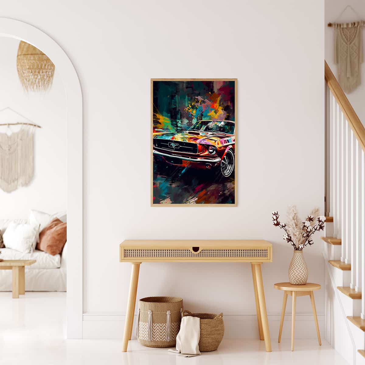 AB Diamond Painting - Auto Farbenfroh - gedruckt in Ultra-HD - AB Diamond, Auto, Neu eingetroffen, Vertikal