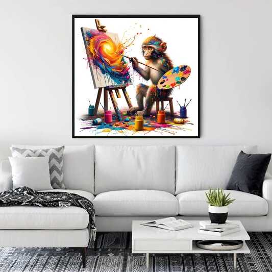 Diamond Painting - Farbenfrohe Fantasie