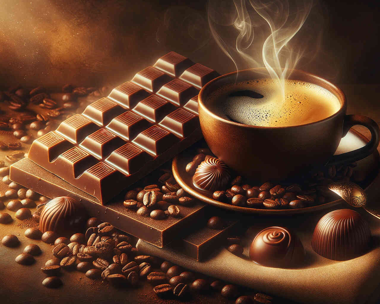 Diamond Painting - Kaffee mit Schokolade