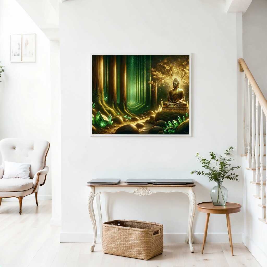 Diamond Painting - Buddha im Wald