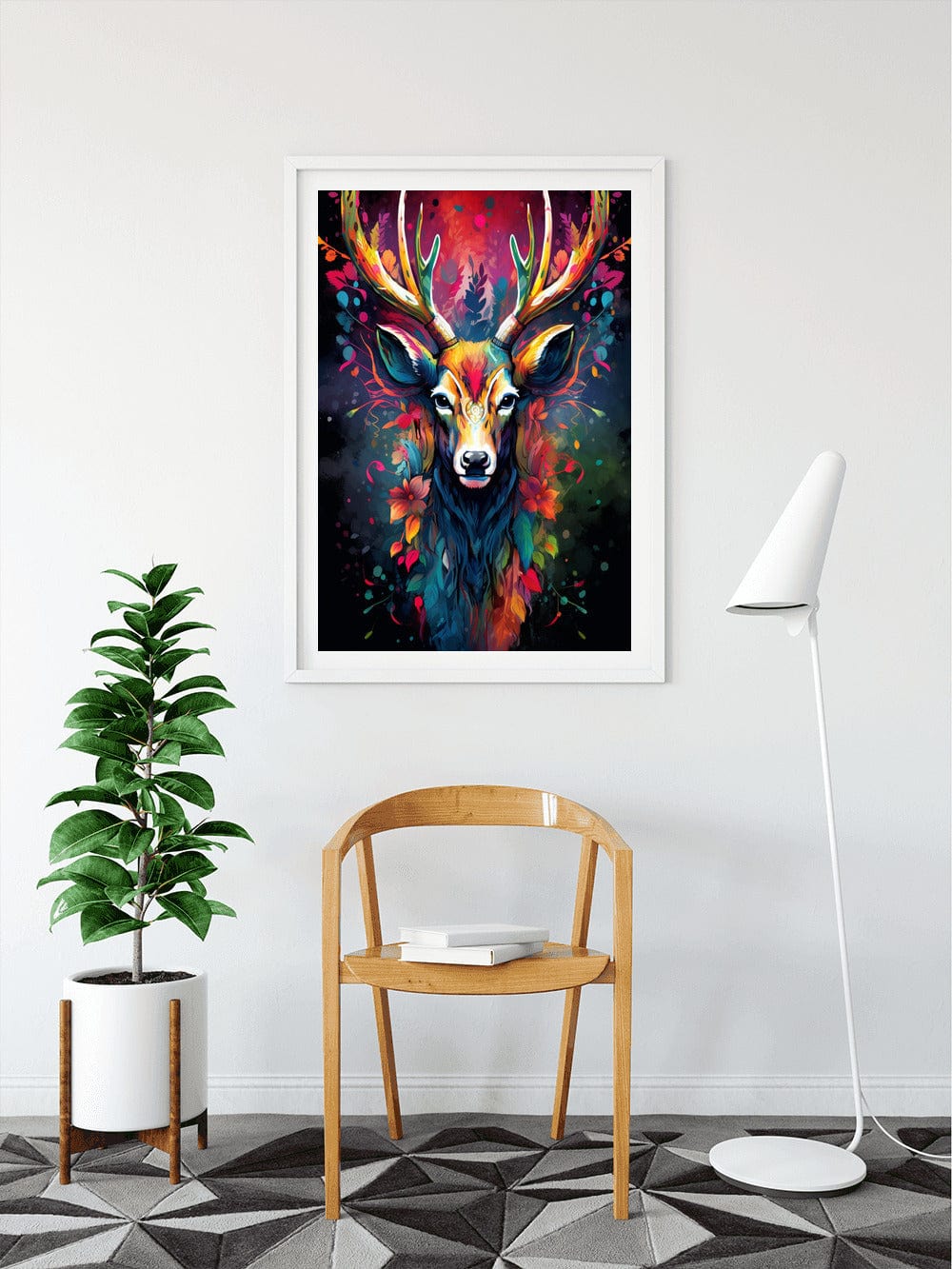 Diamond Painting - Mysteriöser Hirsch