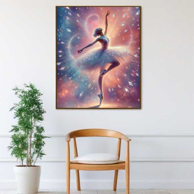 Diamond Painting - Schwebende Ballerina
