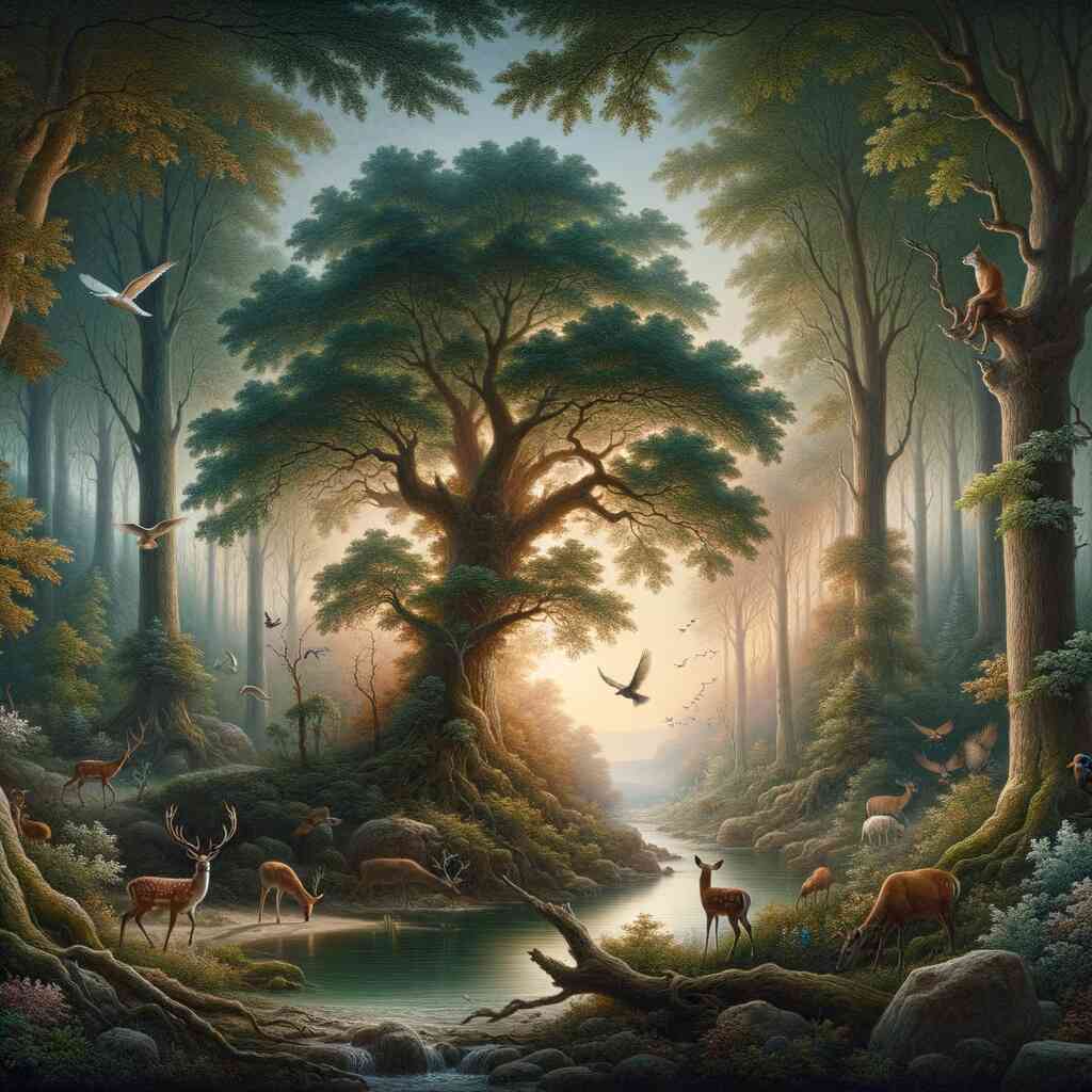 Diamond Painting - Morgenlicht im Zauberwald