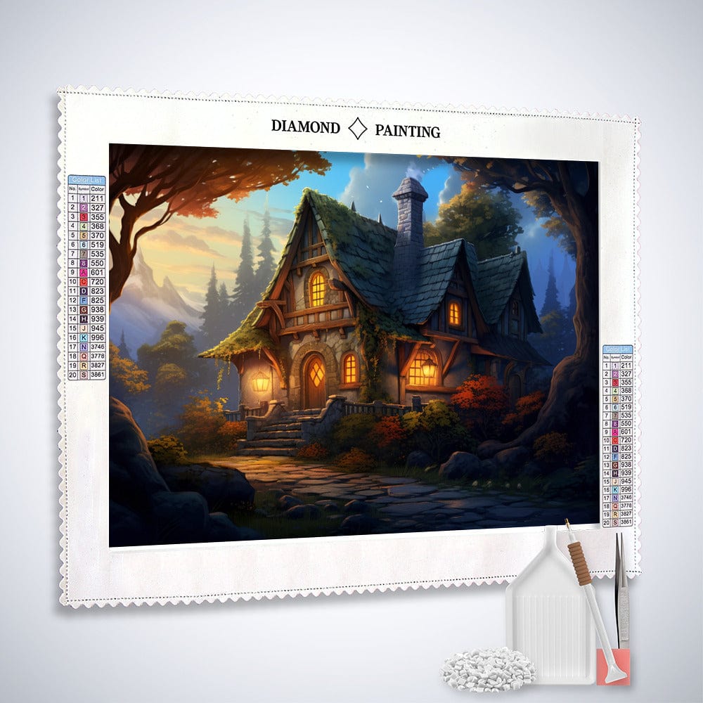 Diamond Painting - Mystisches Haus