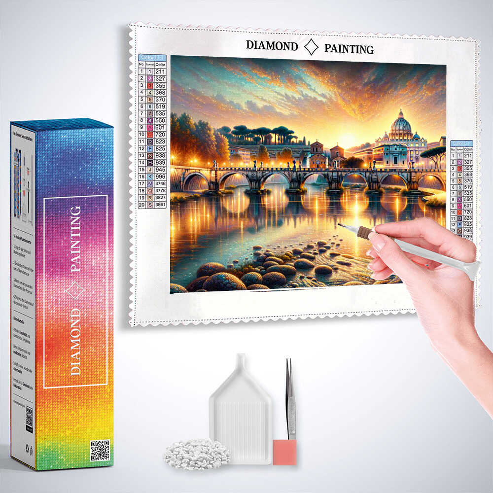 Diamond Painting - Engelsbrücke Rom