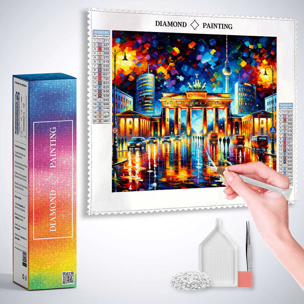 Diamond Painting - Berliner Lichterzauber