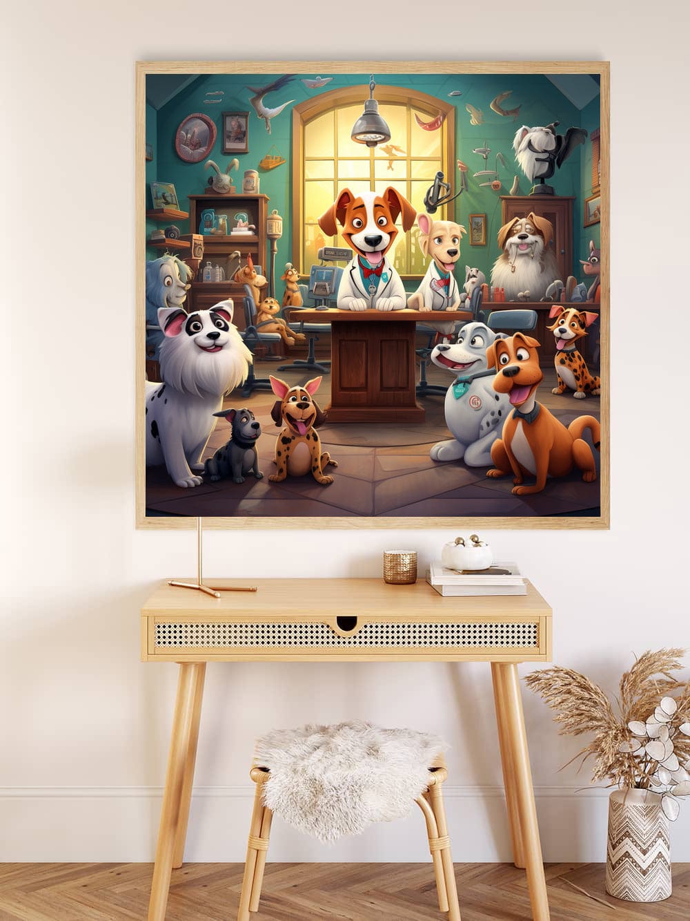 Diamond Painting - Tierarzt, Comic