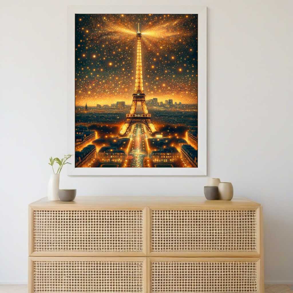 Diamond Painting - Strahlender Eiffelturm Paris