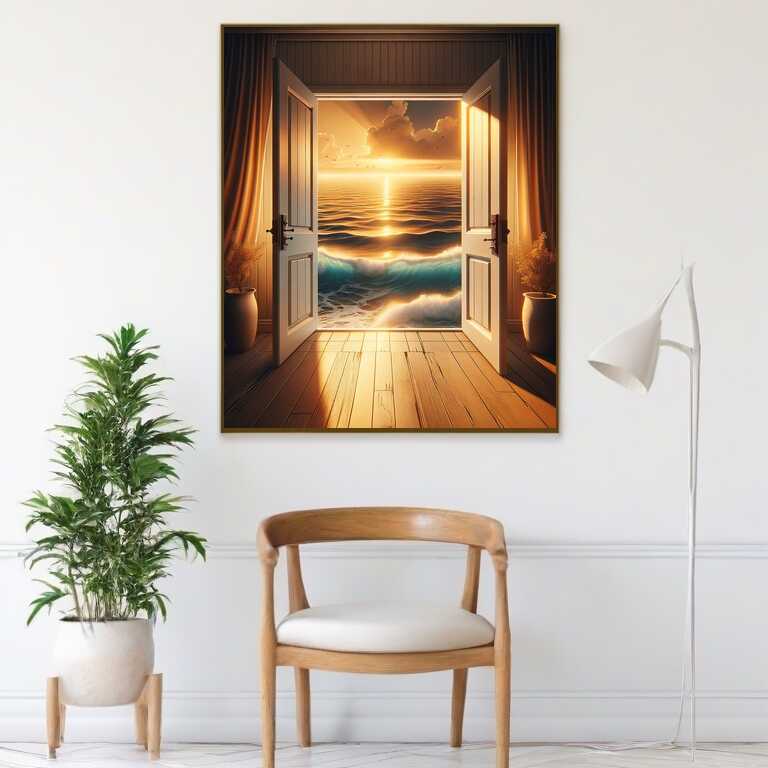 Diamond Painting - Tür zum Meer