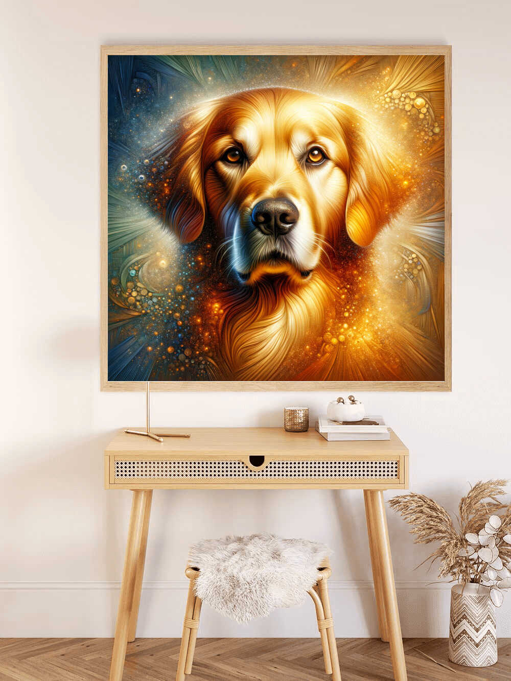 Diamond Painting - Goldenretriever Porträt