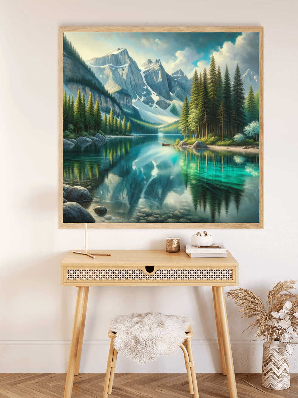 Diamond Painting - Klarer Gebirgssee