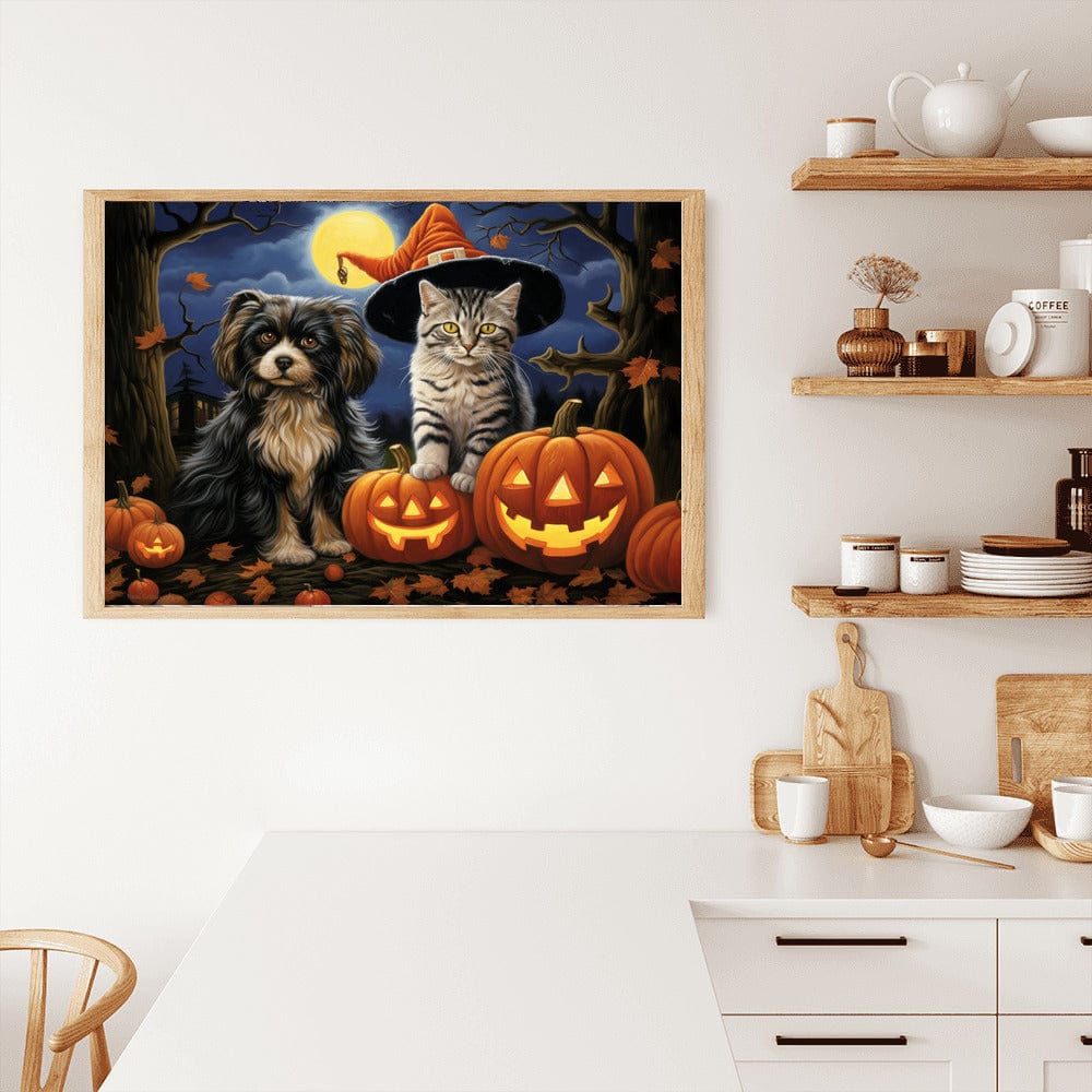 Diamond Painting - Halloween, Tiere