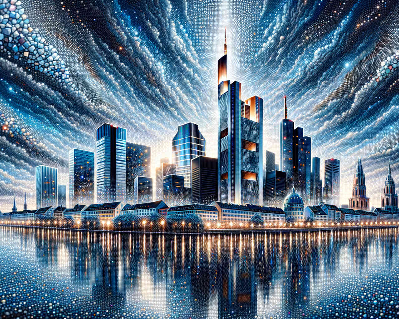 Diamond Painting - Frankfurter Skyline