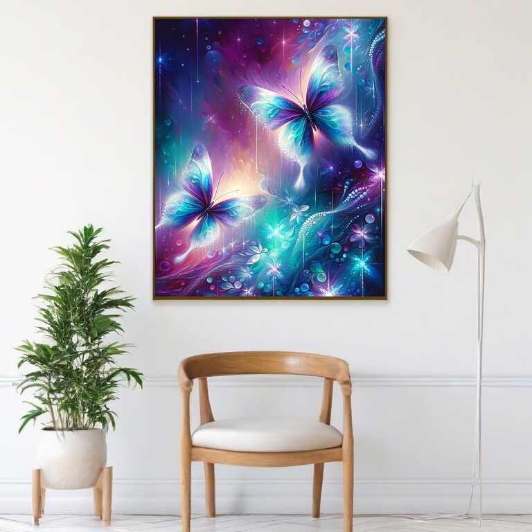 Diamond Painting - Schmetterlingspaar