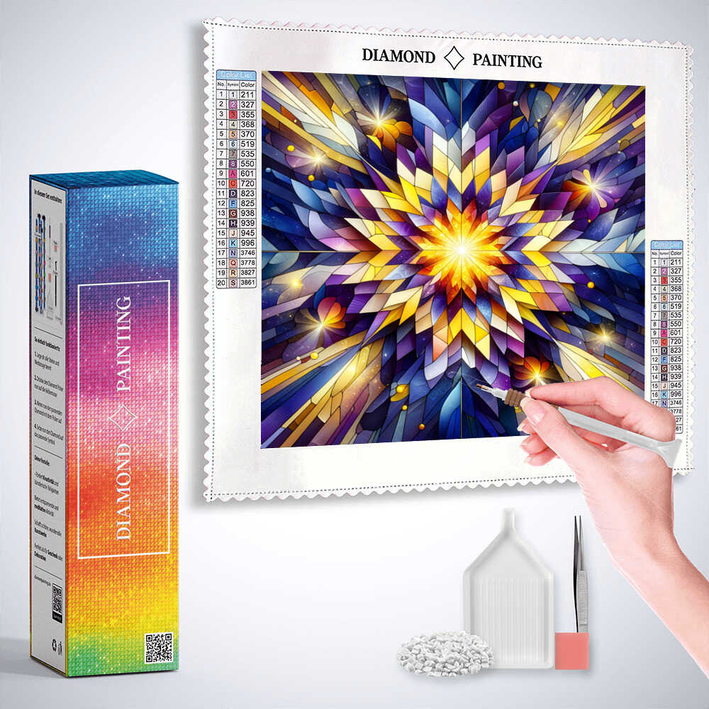 Diamond Painting - Blumenmosaik