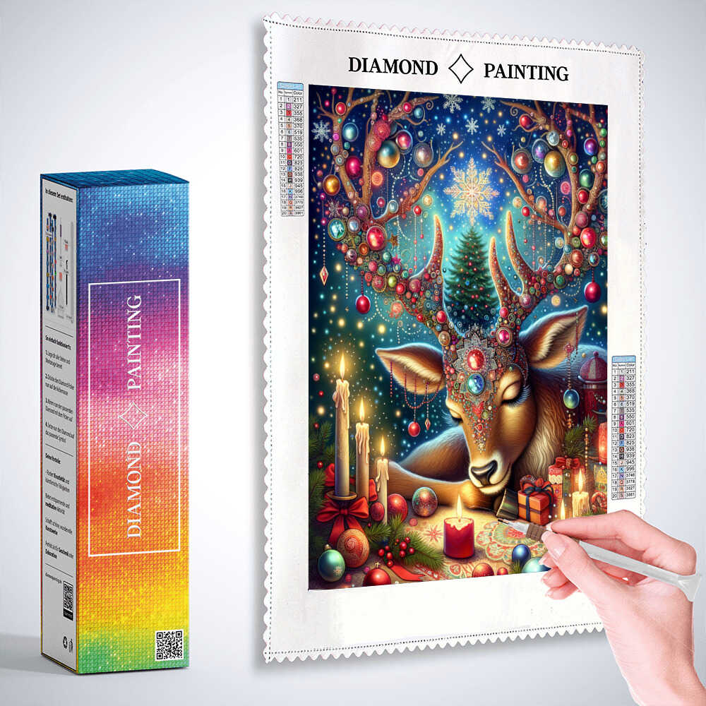 Diamond Painting - Rentierweihnachtsschmuck