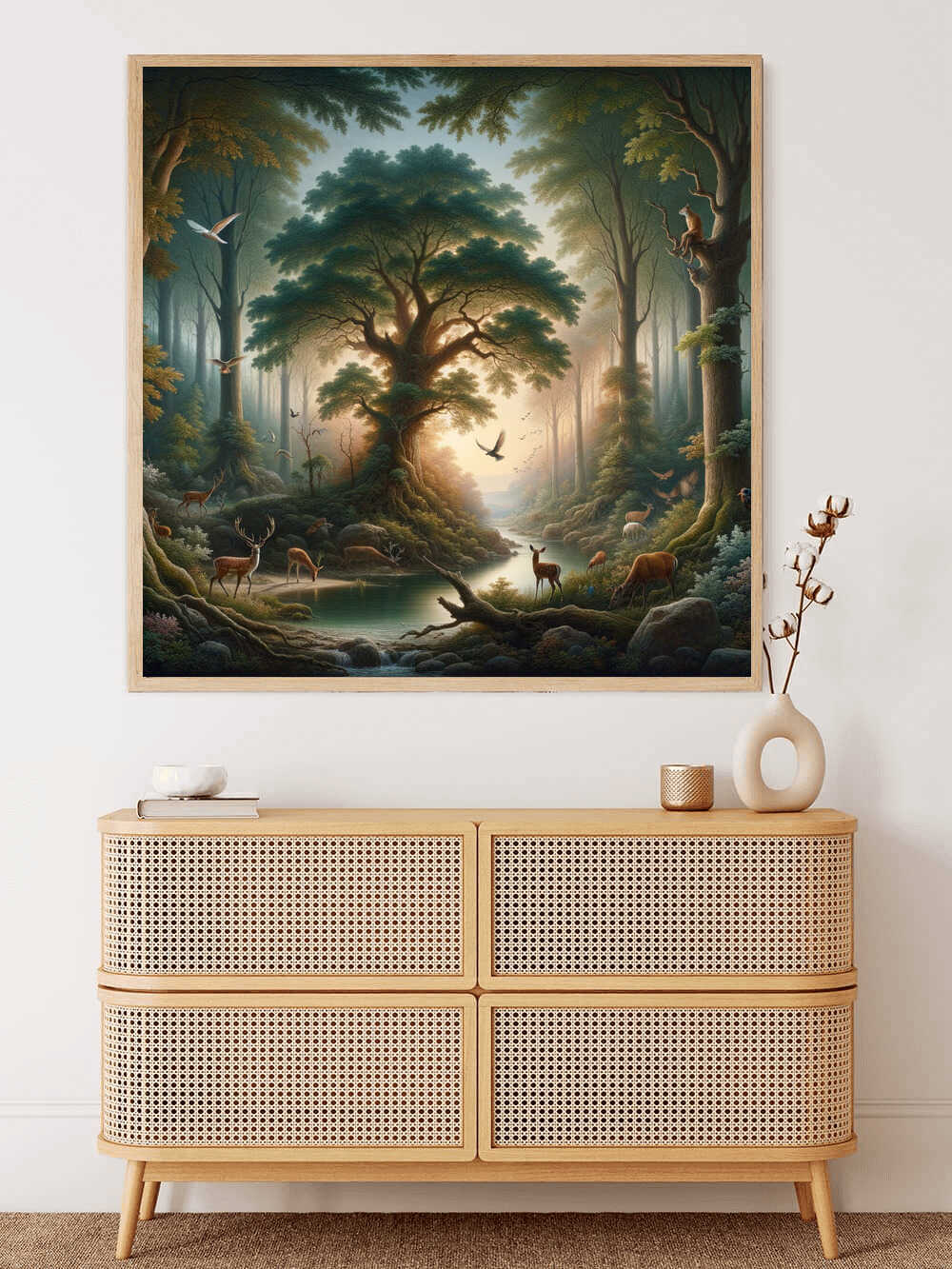 Diamond Painting - Morgenlicht im Zauberwald