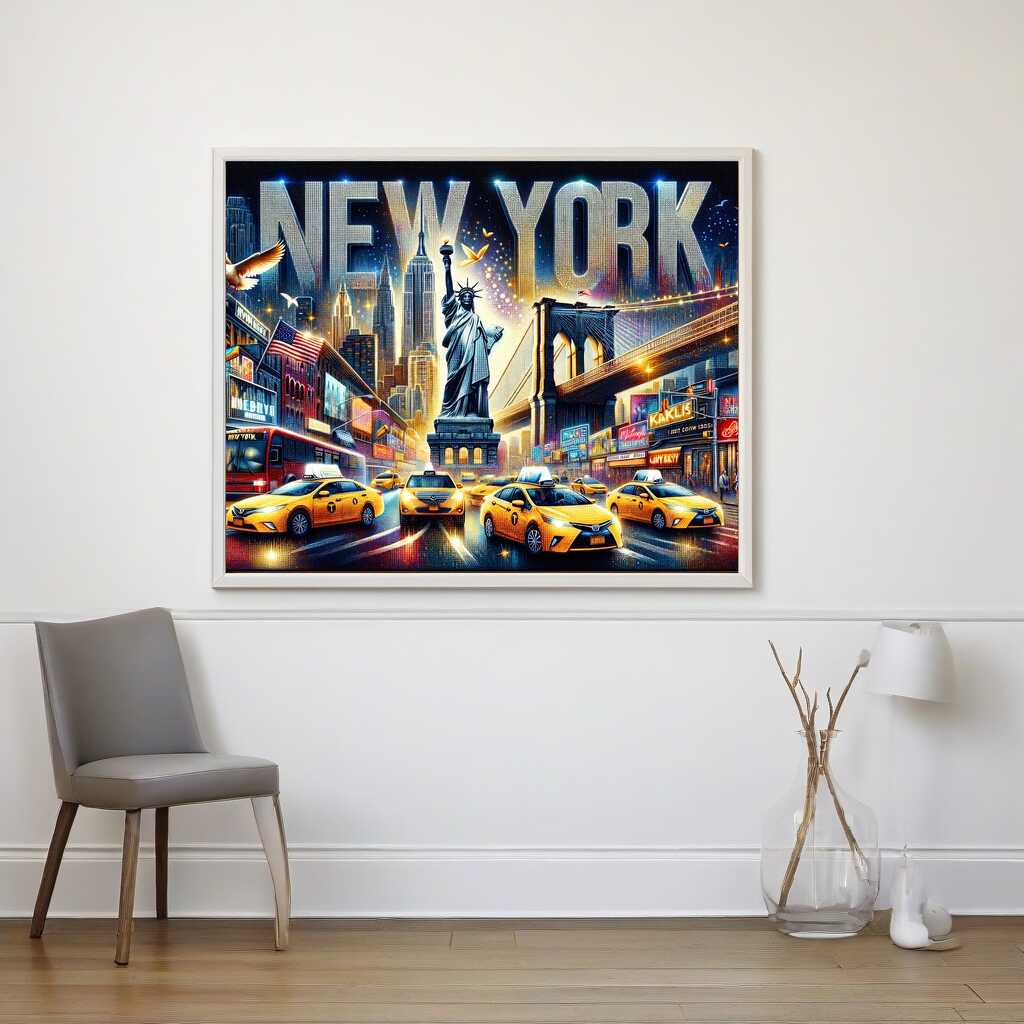 Diamond Painting - New York Schriftzug