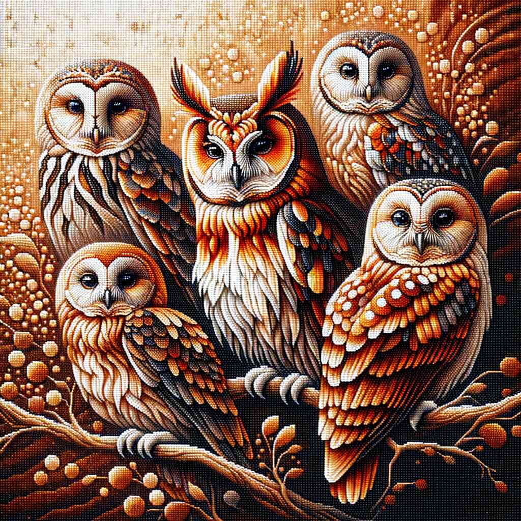 Diamond Painting - Eulengalerie