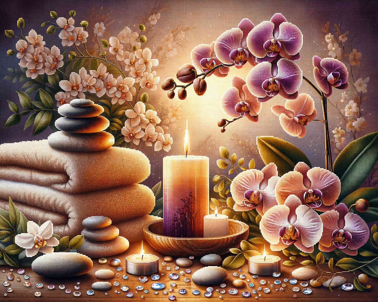 Diamond Painting - Romantische Atmosphäre