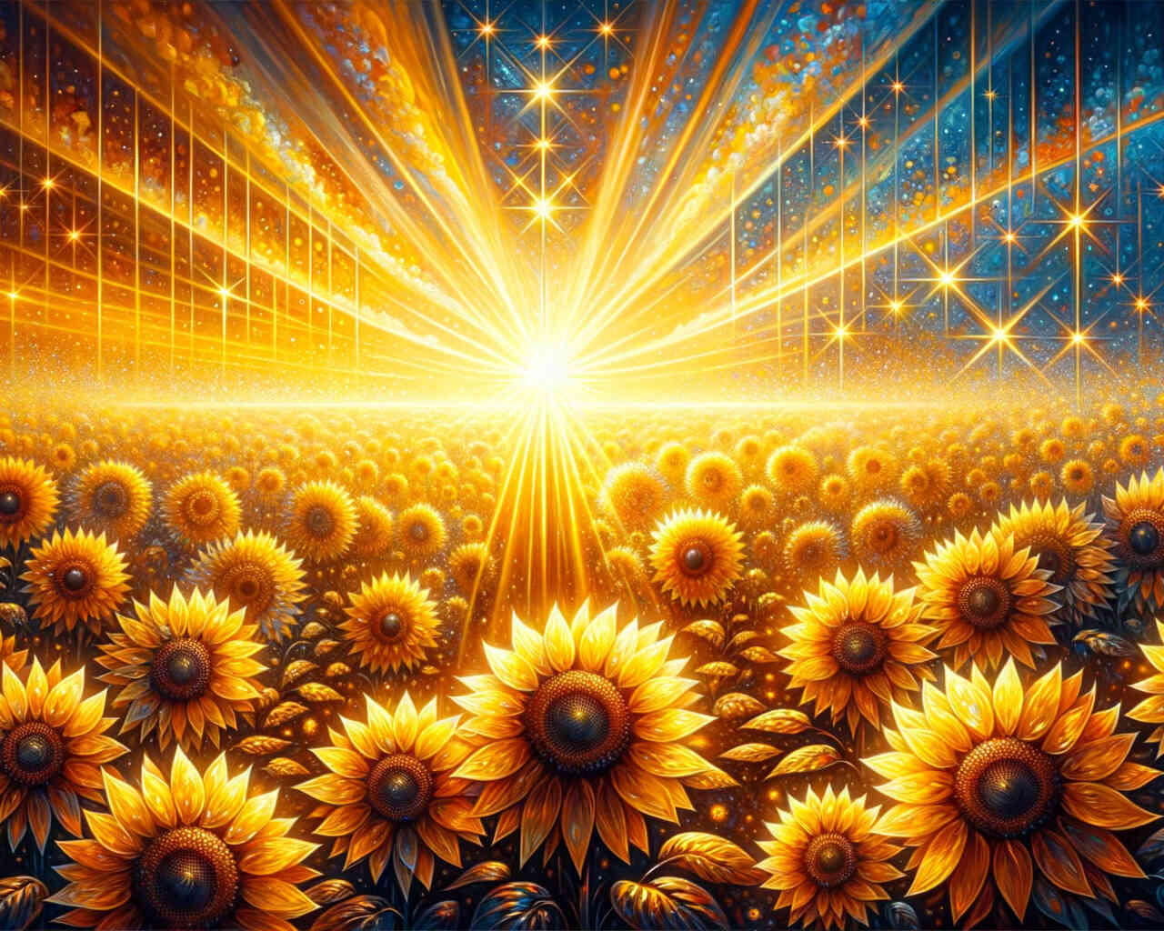Diamond Painting - Sonnenblumenfeld