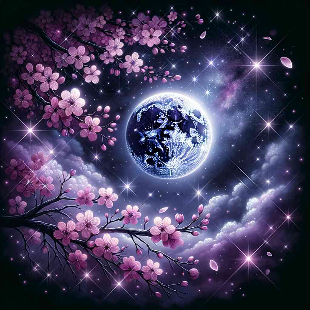 Diamond Painting - Lila Vollmond
