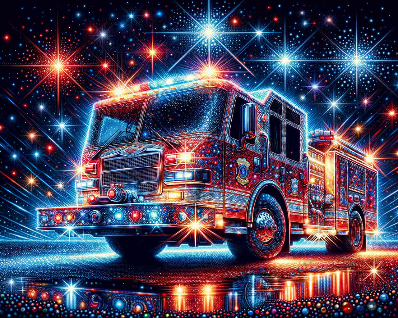 Diamond Painting - Feuerwehr