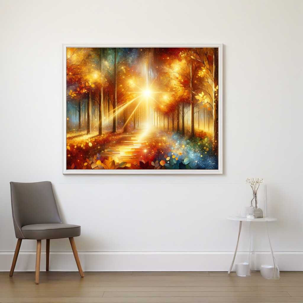 Diamond Painting - Herbstwald Sonne