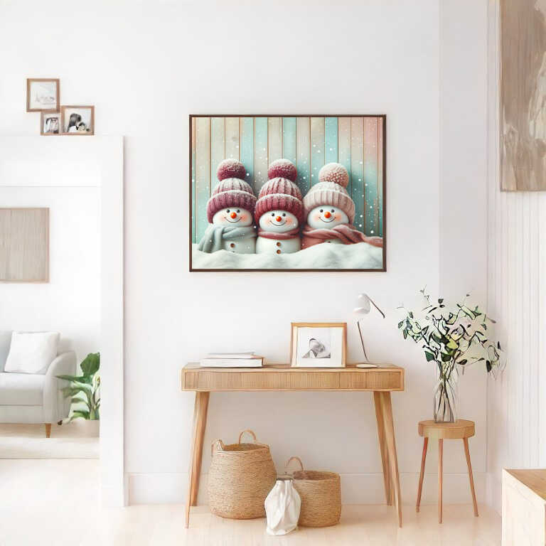 Diamond Painting - Schneemann Freunde