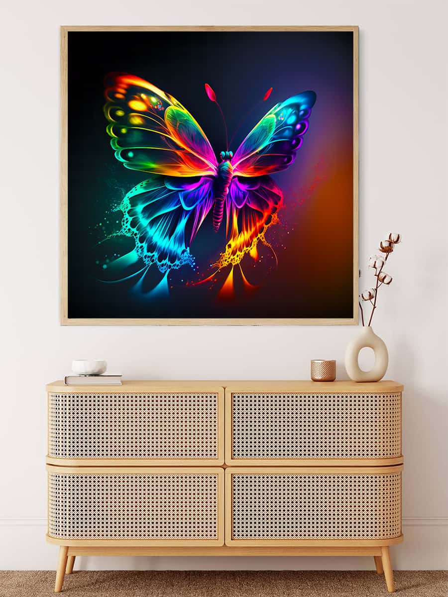 AB Diamond Painting - Zauberschmetterling - gedruckt in Ultra-HD - AB Diamond, Fantasy, Neu eingetroffen, Quadratisch, Schmetterling, Tiere