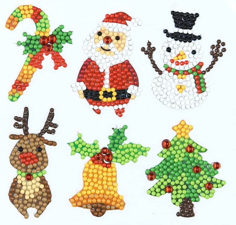 Diamond Painting Sticker - Weihnachten - gedruckt in Ultra-HD - sticker, zubehör