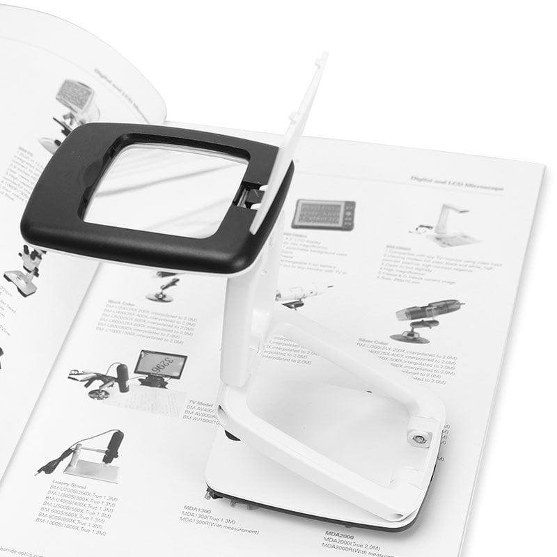 LED Lupe mit Standfuß, zusammenklappbar - gedruckt in Ultra-HD - lupe, zubehör