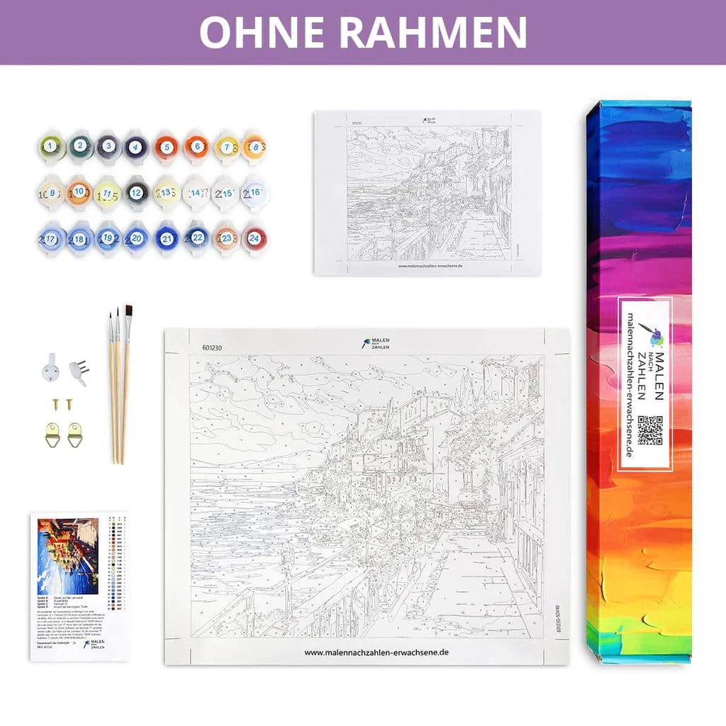 Malen nach Zahlen - Lebensbaum, Bunt