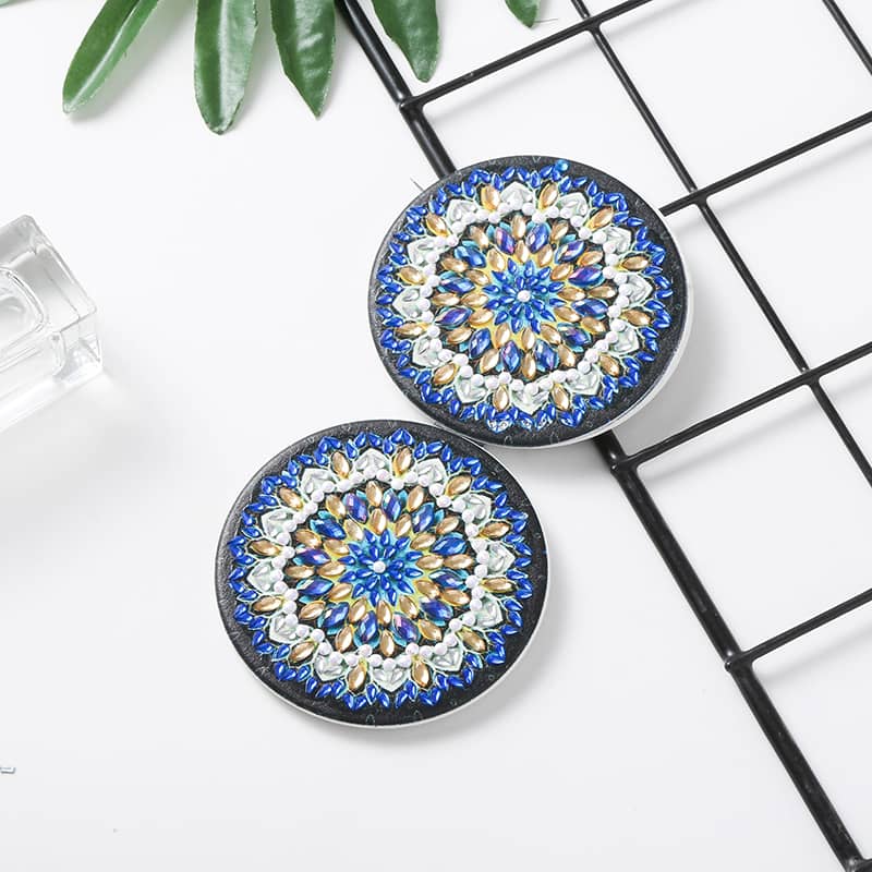 Taschenspiegel, Mosaik Rund - gedruckt in Ultra-HD - accesoires, taschenspiegel