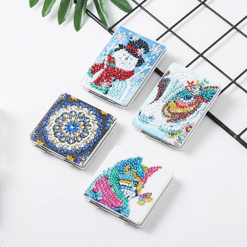 Taschenspiegel, Mosaik Eckig - gedruckt in Ultra-HD - accesoires, taschenspiegel