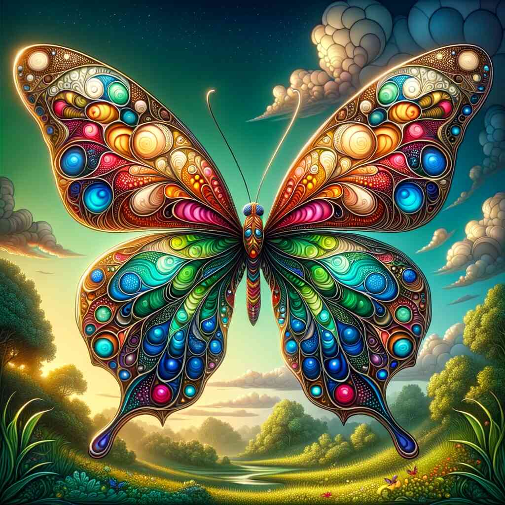 Diamond Painting - Farbentanz des Lebens