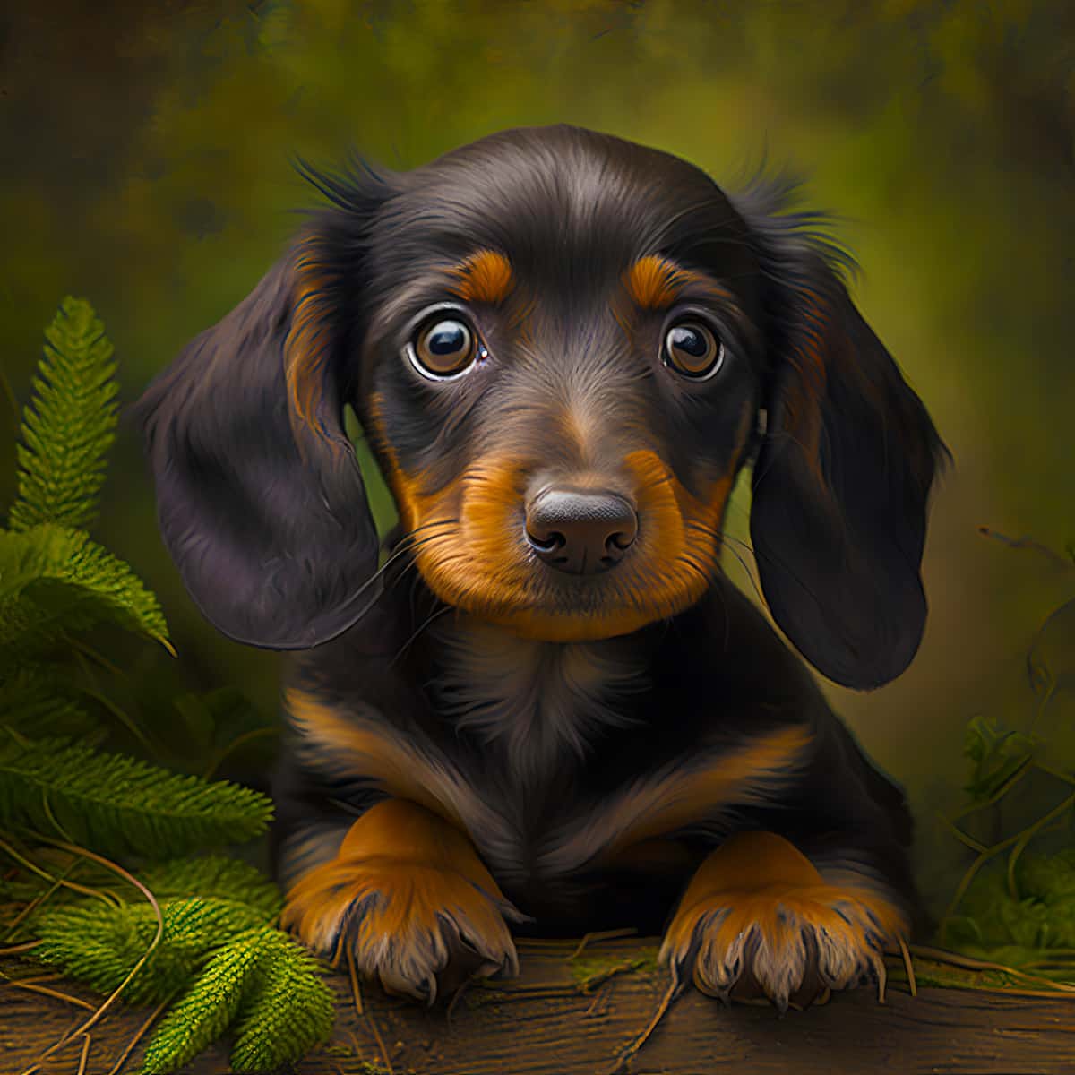 Diamond Painting - Dackelblick - gedruckt in Ultra-HD - Dackel, Hund, Neu eingetroffen, Quadratisch, Tiere