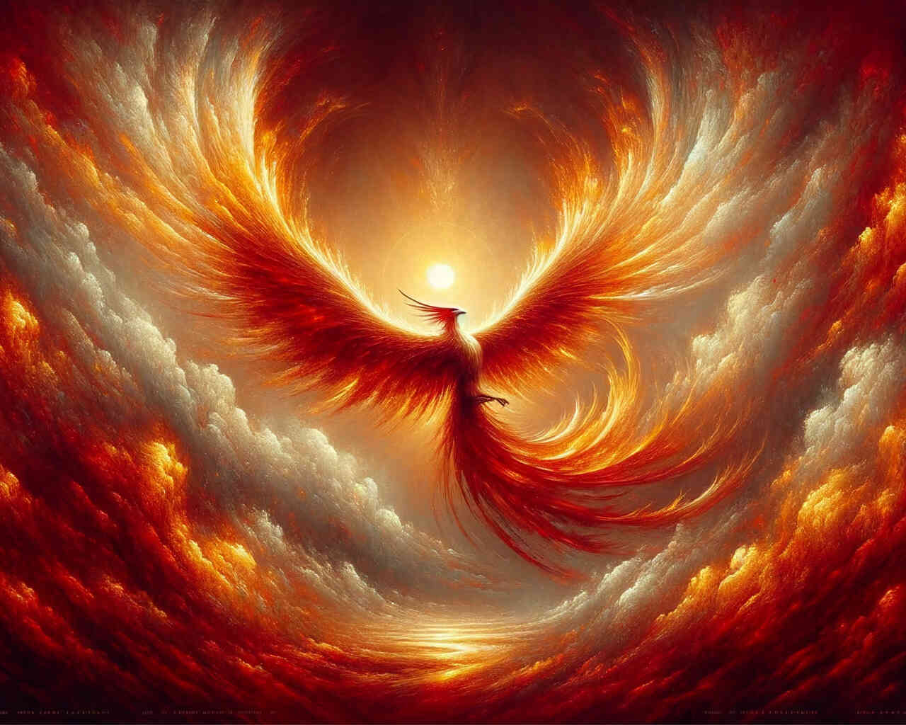 Diamond Painting - Phönix Himmel