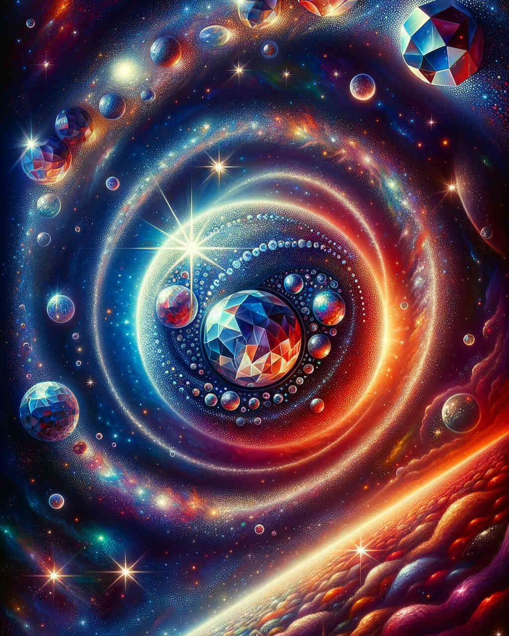 Diamond Painting - Planetensystem