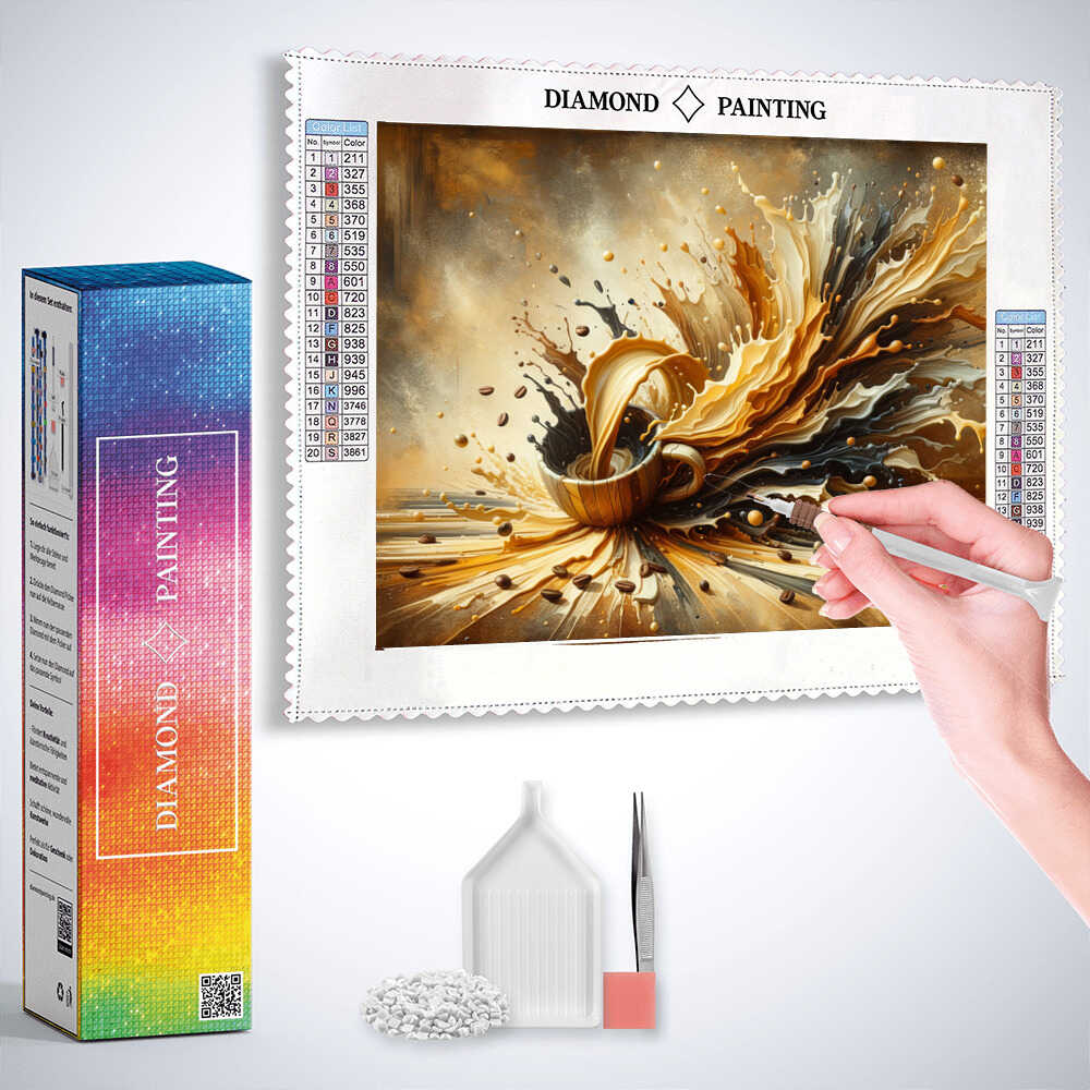 Diamond Painting - Coffee makes me stronger