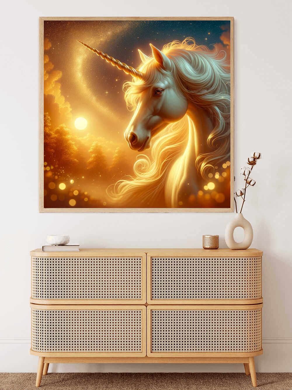 Diamond Painting - Wunderschönes Einhorn