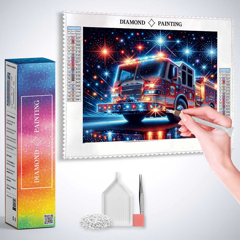 Diamond Painting - Feuerwehr
