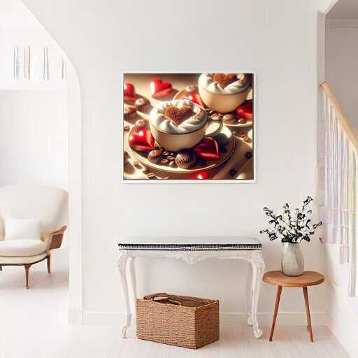 Diamond Painting - Cappuchino für Zwei
