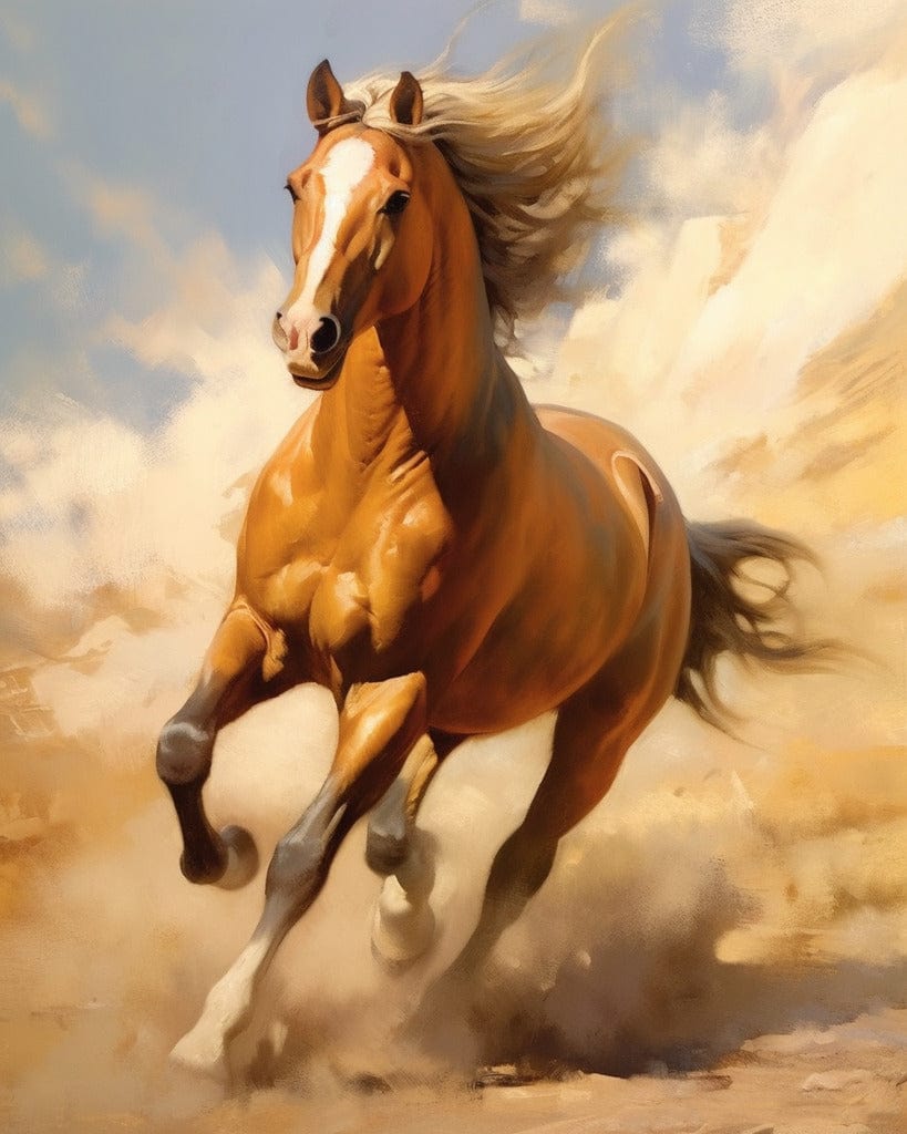 Diamond Painting -  Pferd im Galopp