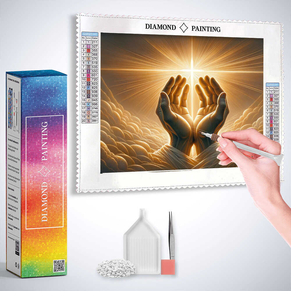 Diamond Painting - Hände zum Himmel