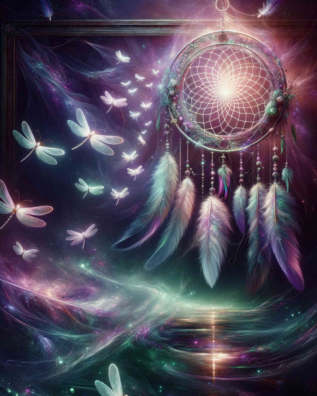 Diamond Painting - Libellen Traumfänger